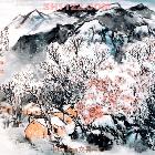 作品53--《雪村红树图》